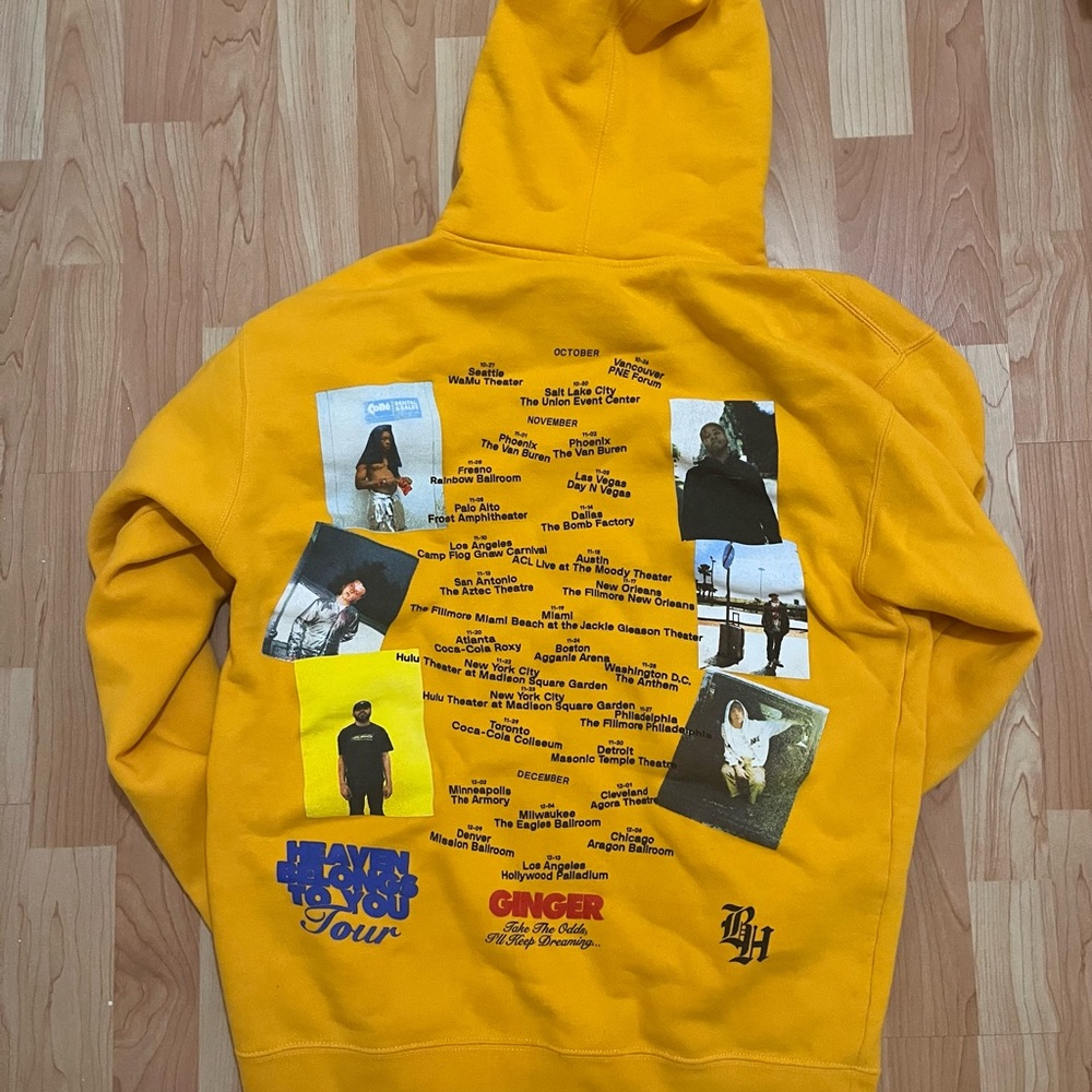 BROCKHAMPTON GINGER HEAVEN BELONGS TO YOU TOUR 2019 HOODIE